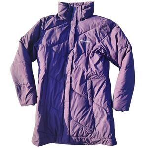 COLUMBIA Womens Jacket Sz MEDIUM Lay D Down Zip Hood NO Faux Fur